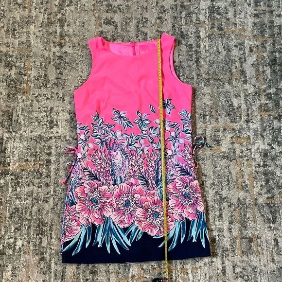 LILLY PULITZER DONNA ROMPER IN PINK TROPICS! EUC! SZ 00 - Picture 3 of 11